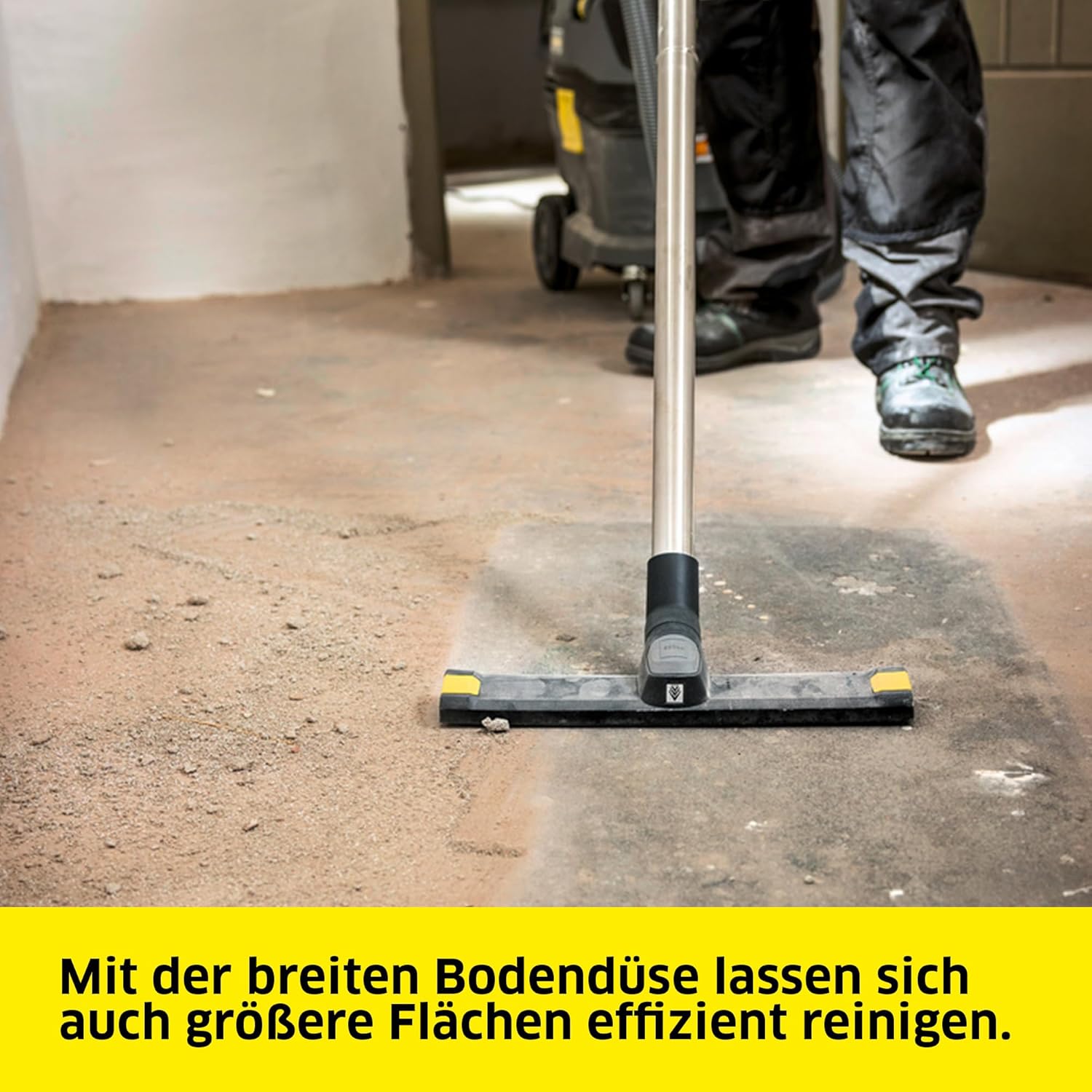 Kärcher Nass- und Trockensauger NT 30/1 Tact Te L, Leistung: max. 1380 W, autom. Filterreinigung, Kunststoffbehälter: 30 l, Saugschlauch: 2,5 m, breite Nass-/Trockenbodendüse (360 mm), Gerätesteckdose