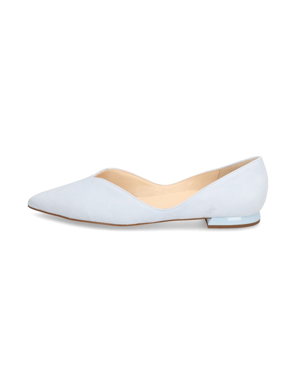 Veloursleder Ballerina