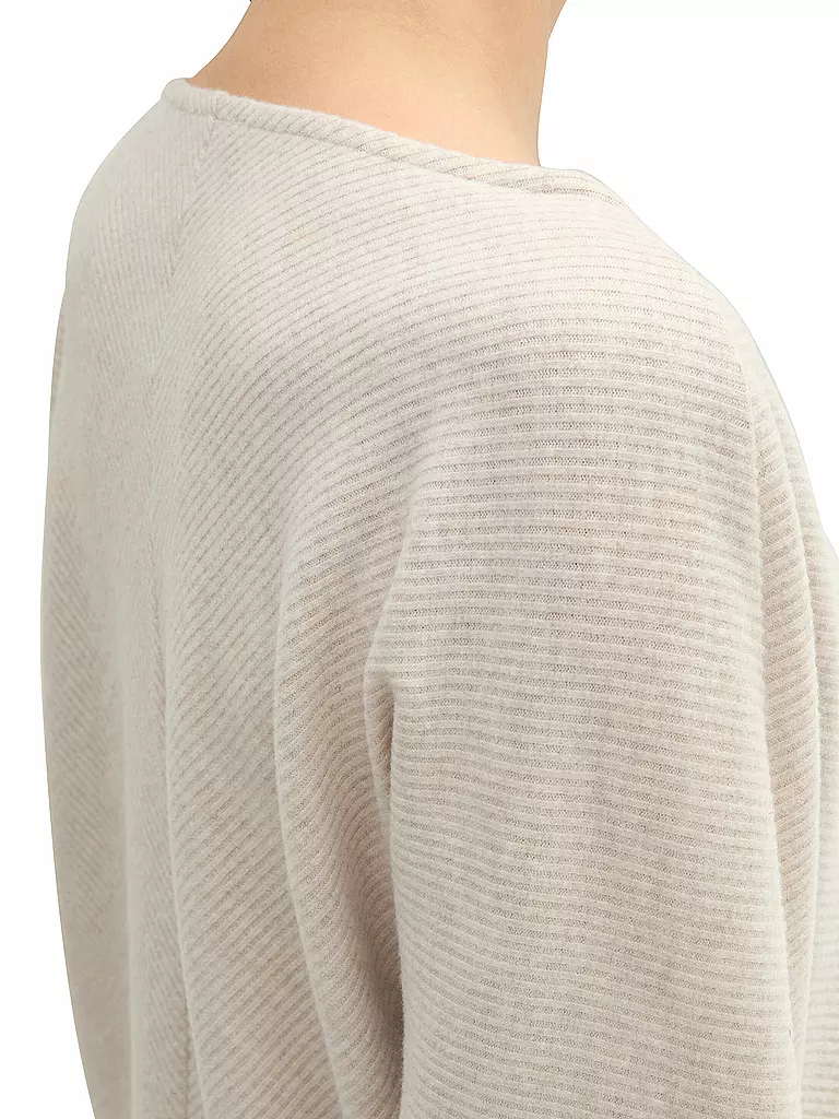 TOM TAILOR Langarmshirt beige