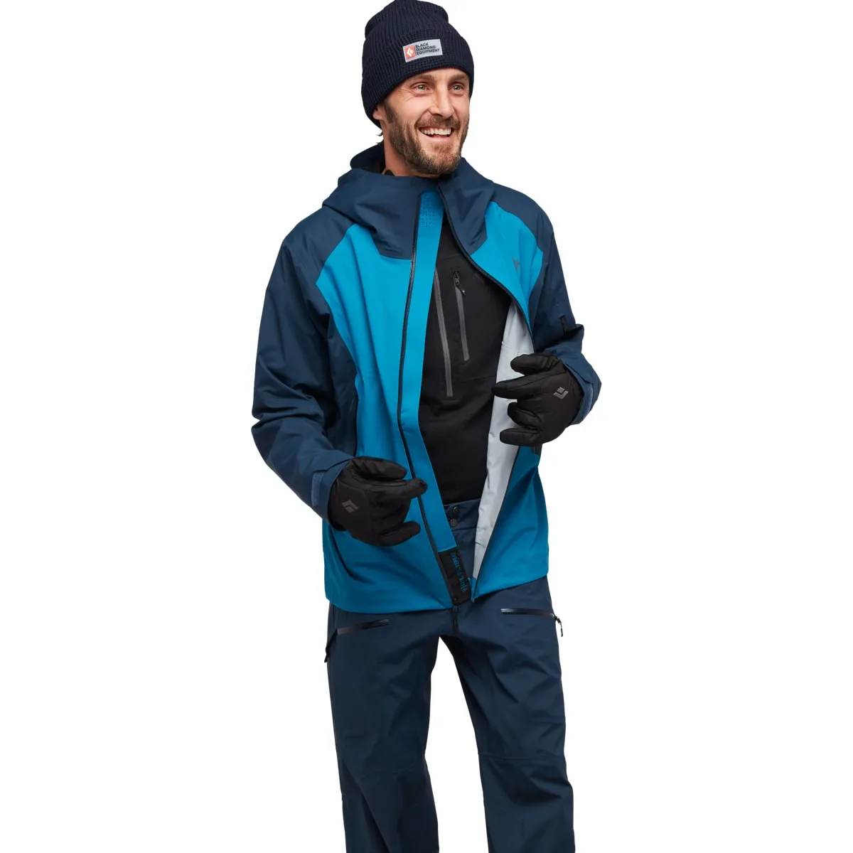 Black Diamond Men's Recon Lt Stretch Shell Jacket Kingfisher-Indigo