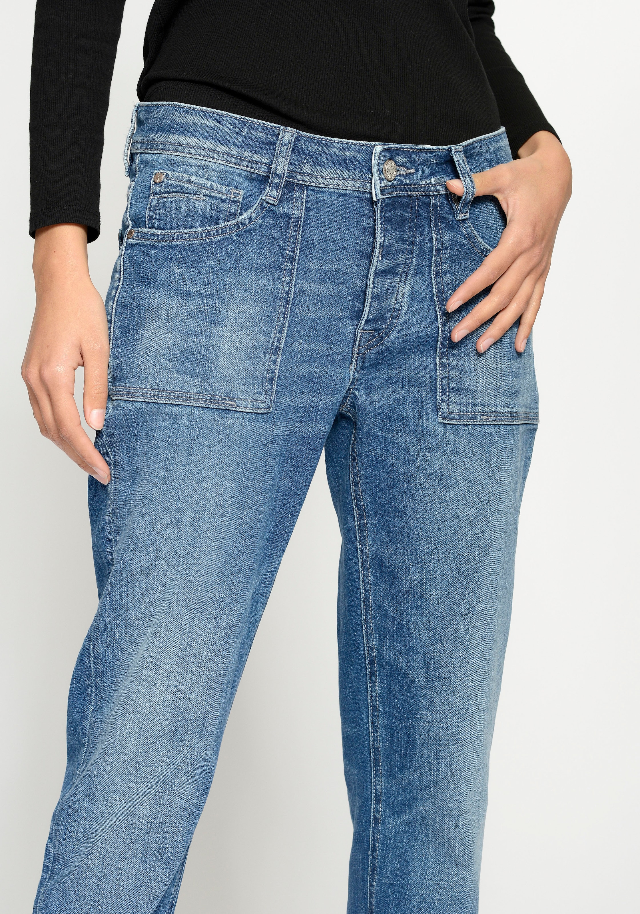GANG Boyfriend-Jeans »94NICA WORKER«, cooler, androgyner Look