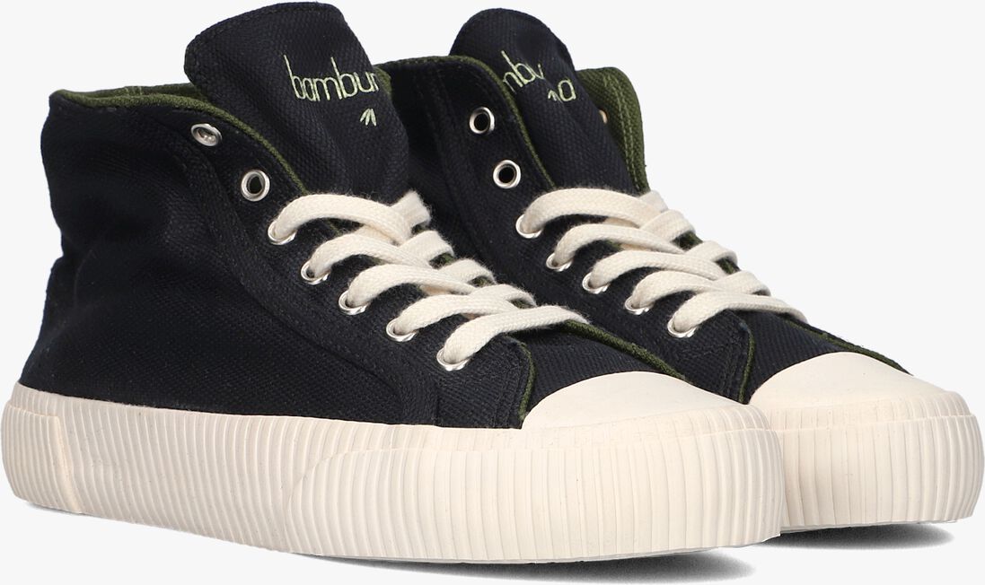 BAMBURISTA zwarte bamburista hoge sneaker ladybug corvino high