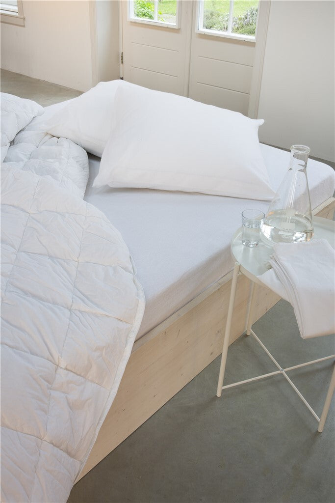 Walra - Kussensloop Molton Cotton Cover - 2x 60x70 - Wit