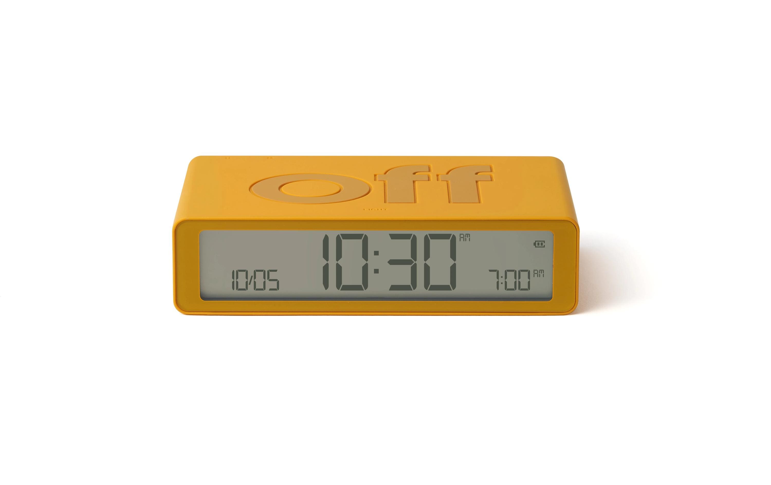 Digitalwecker Flip Classic GelbLCD-Wecker