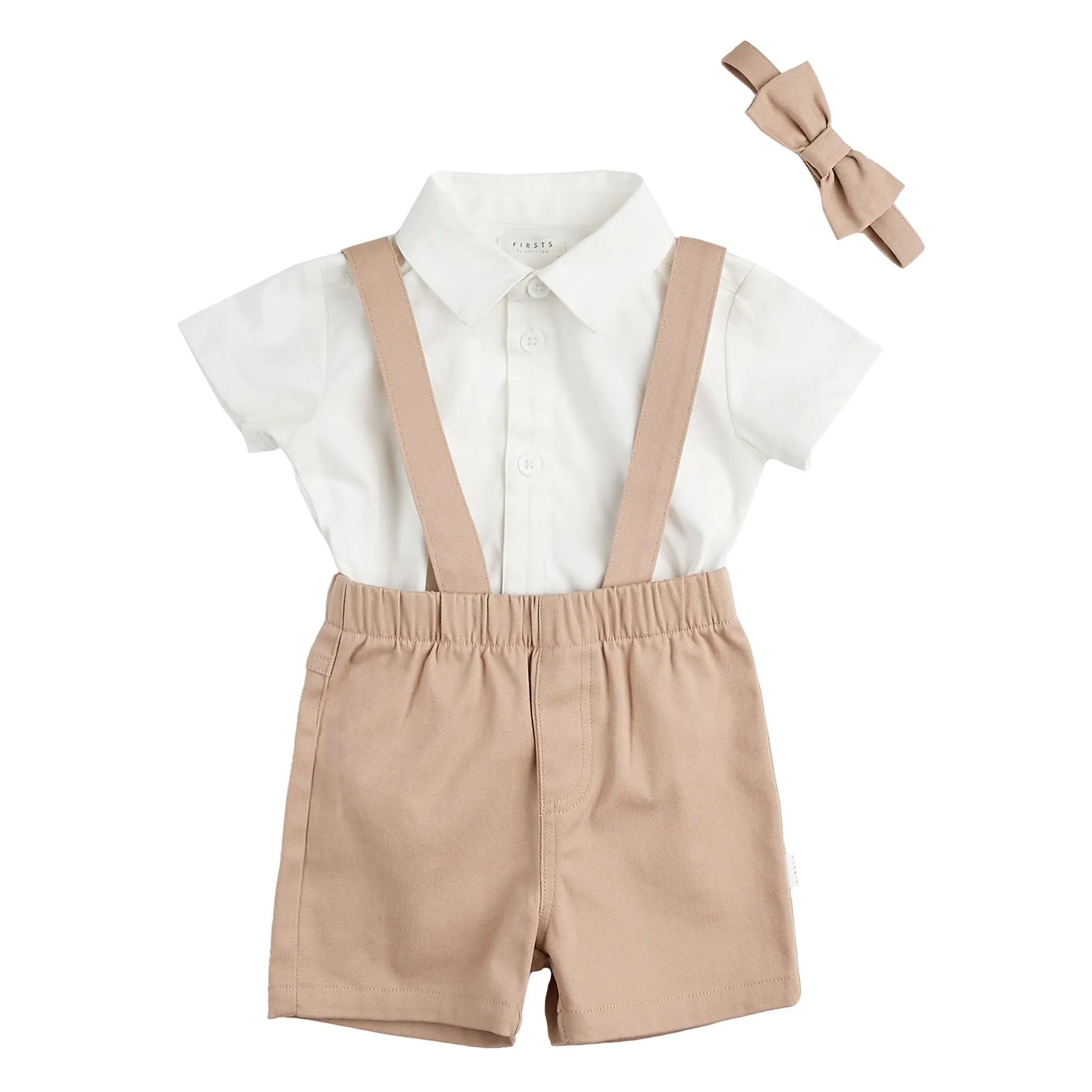 Firsts par Petit Lem Ensemble Short 3-24mois