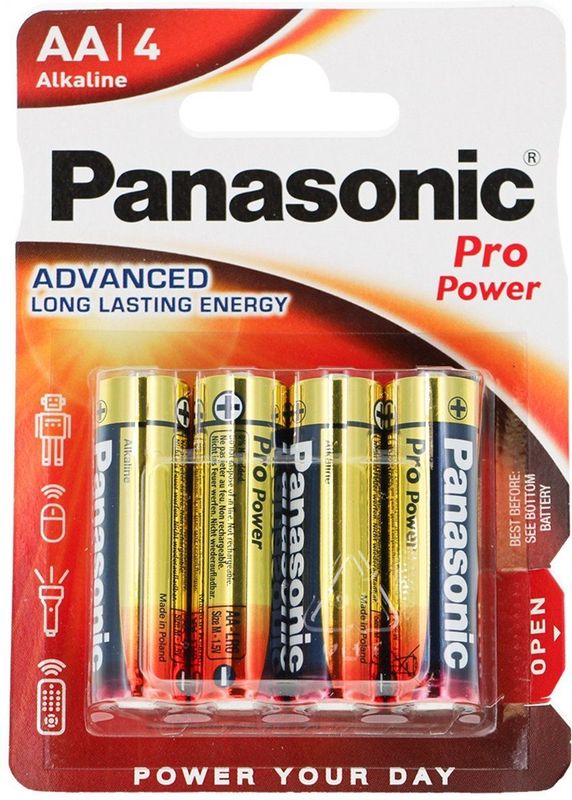 Panasonic - Pro Power - AA Batterijen - 3400 mAh - 4 Stuks