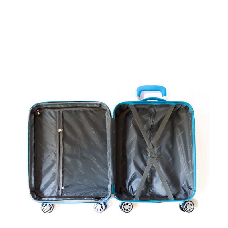 Valise cabine rigide Summer Bicolore extensible 55 cm Blue Blue