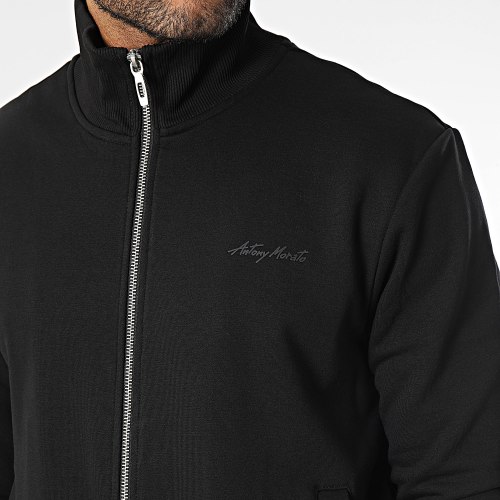 Sweat Col Montant Zippé Fleece MMFL00959 Noir
