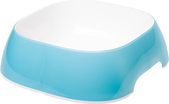 Ferplast honden- en kattenvoerbak Glam blauw 23,5 x 22,5 x 7 cm