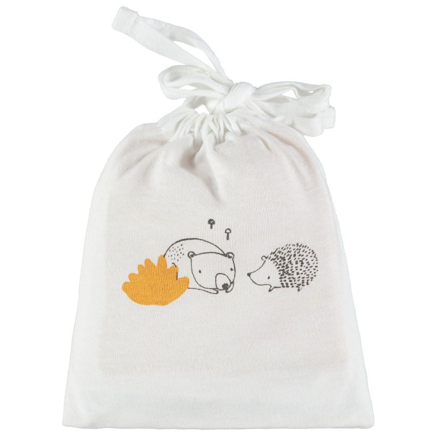 Set de 6 lingettes lavables - Jaune
