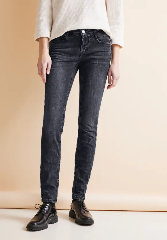 Graue Casual Fit Jeans - authentic grey wash