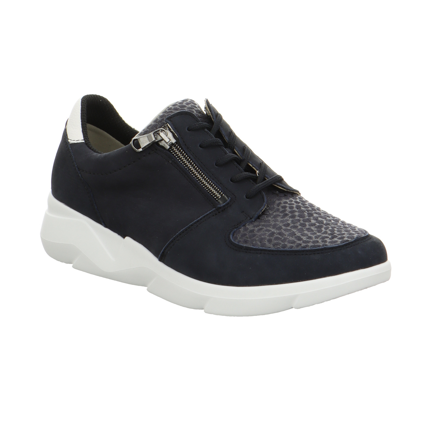 Schnürschuh blau
