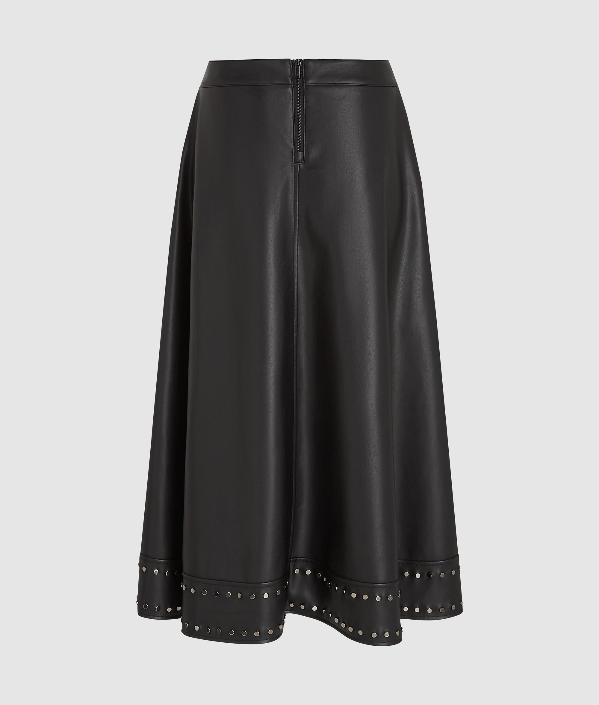 Kunstleren rok met studs