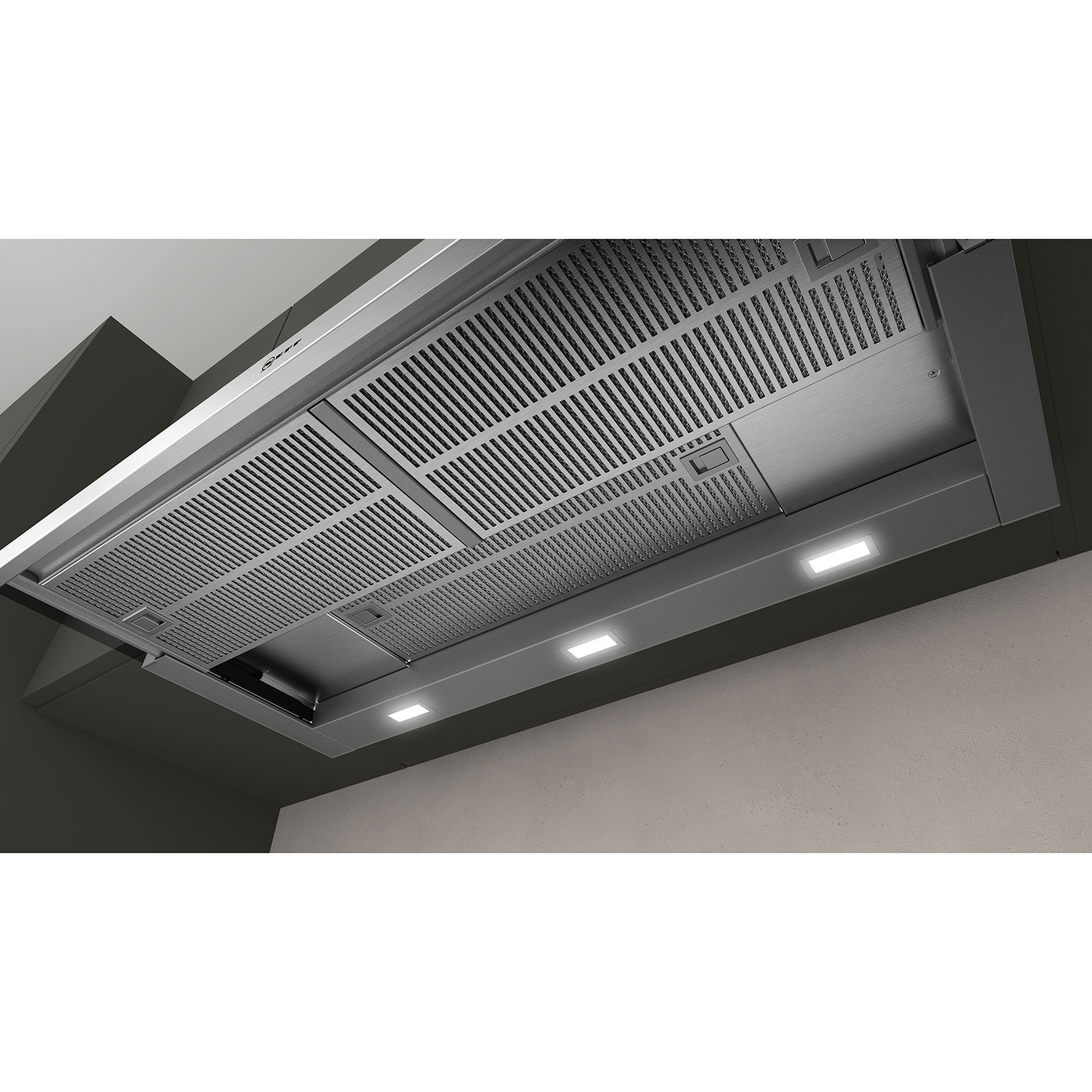 NEFF Flachschirmhaube D49ED52X1 - silbermetallic - 90 cm - A
