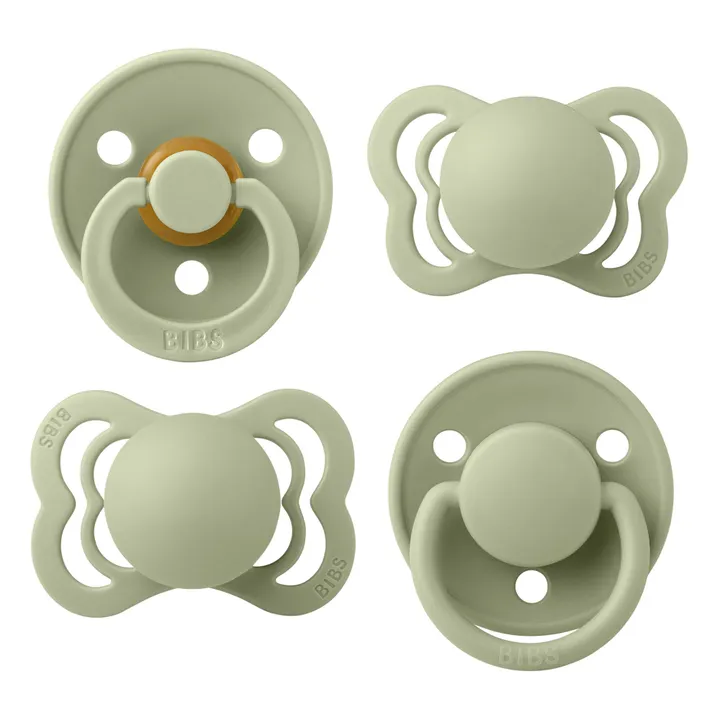 Bibs Coffret de tétines Try it collection | Vert amande
