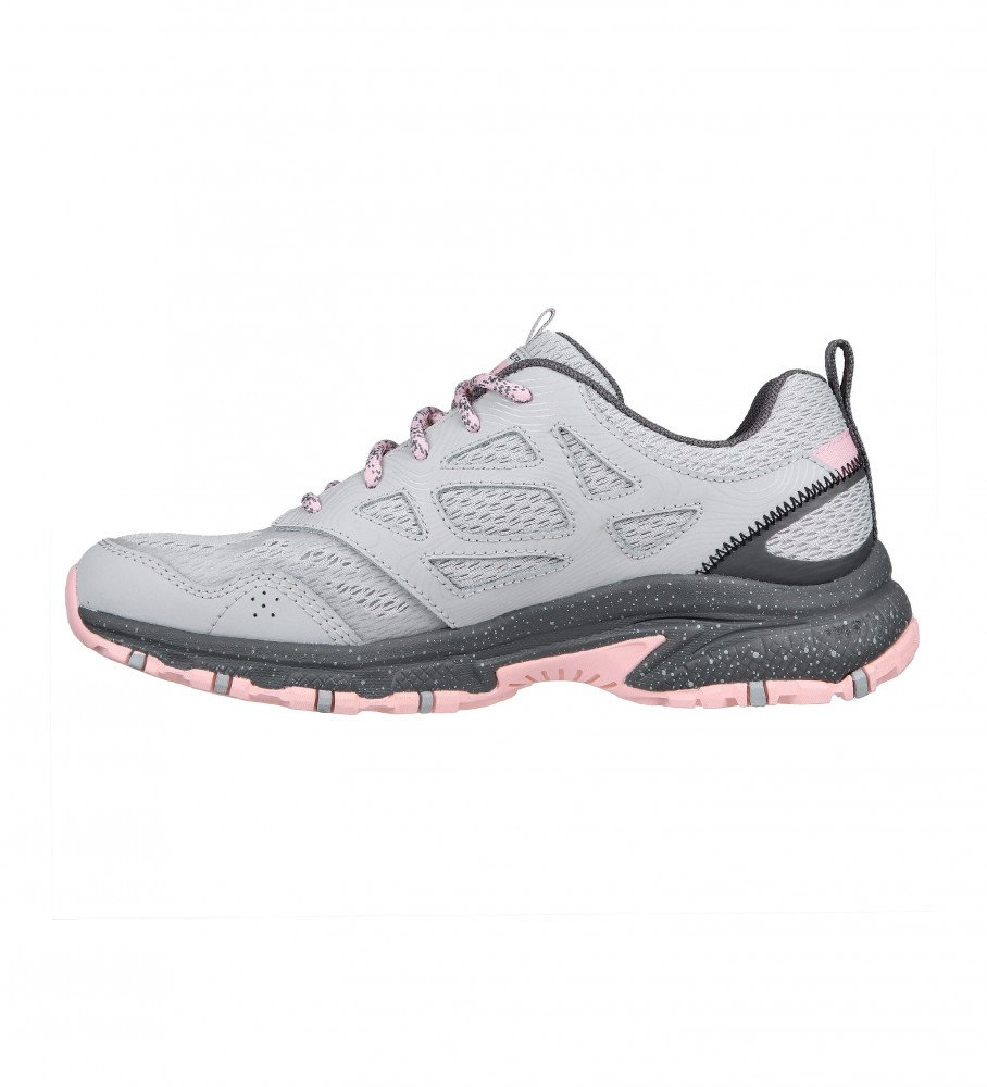 Tênis Skechers Hillcrest Pure Escapade em couro cinza