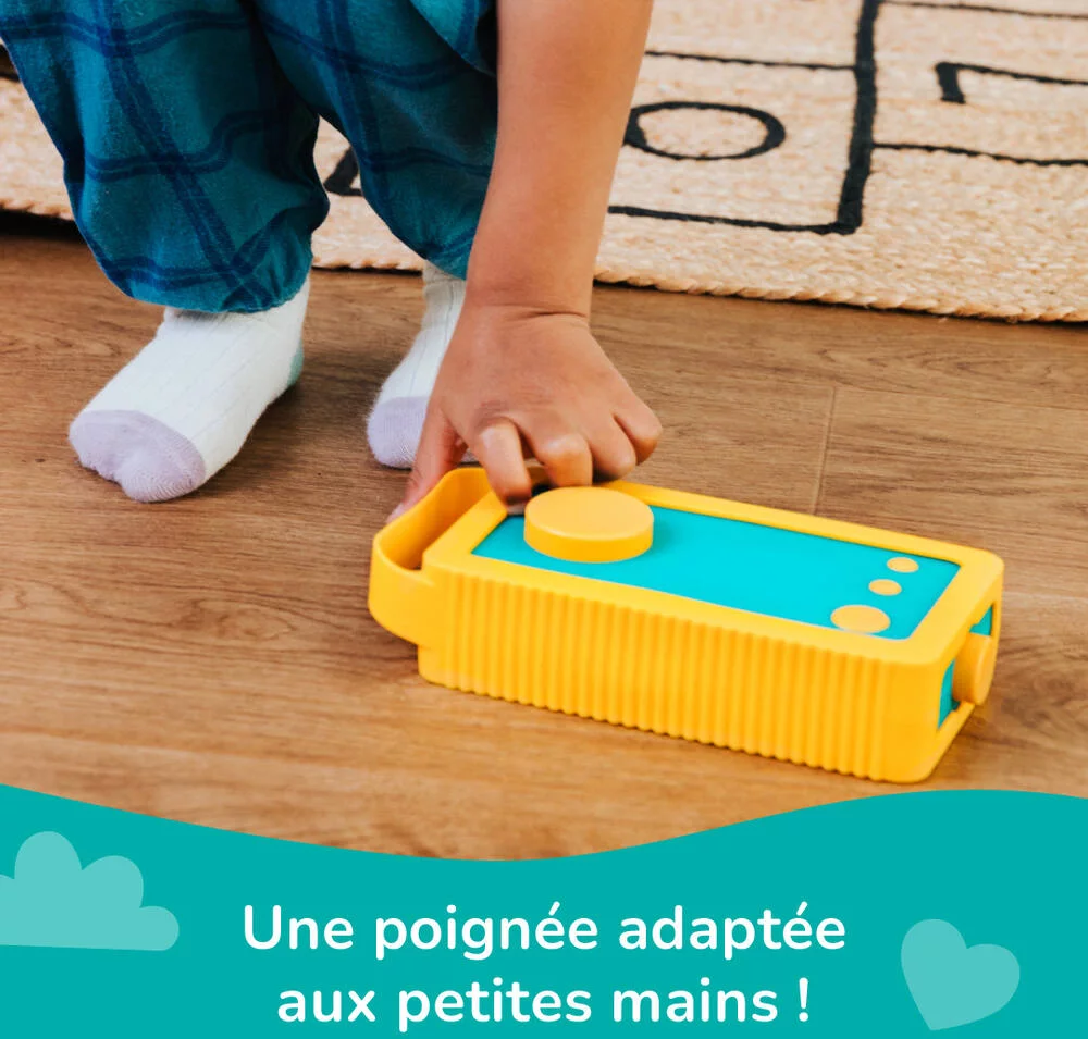 LUNII -  ODILE - COQUE DE PROTECTION SILICONE JAUNE POUR CONTEUSE MA FABRIQUE A HISTOIRES