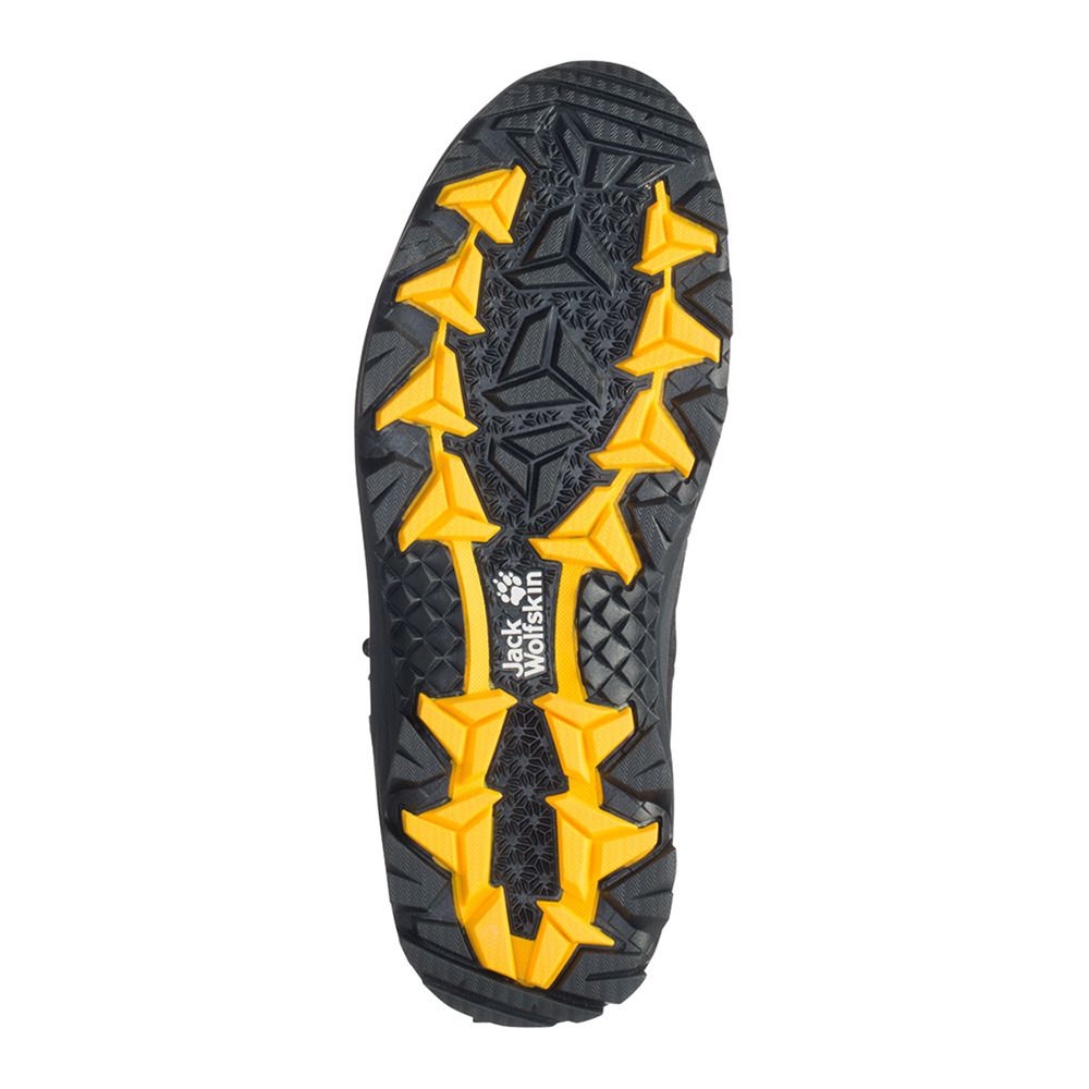 Jack Wolfskin VOJO 3 TEXAPORE MID - Chaussures randonné Homme black