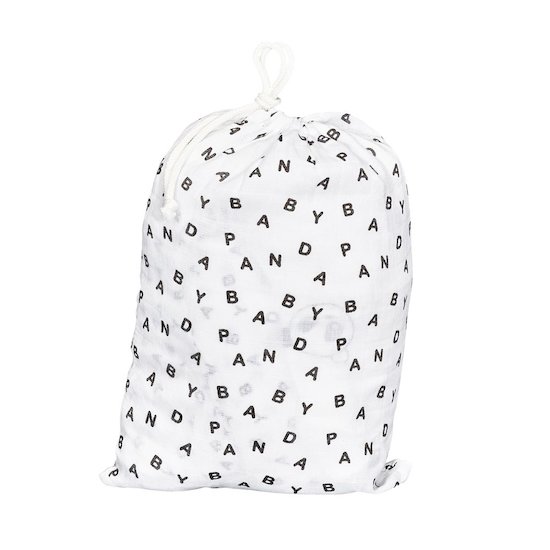 Chao Chao Lot 2 draps housse lange coton bio   Noir        65 x 130 cm   de               Sauthon Baby's Sweet Home