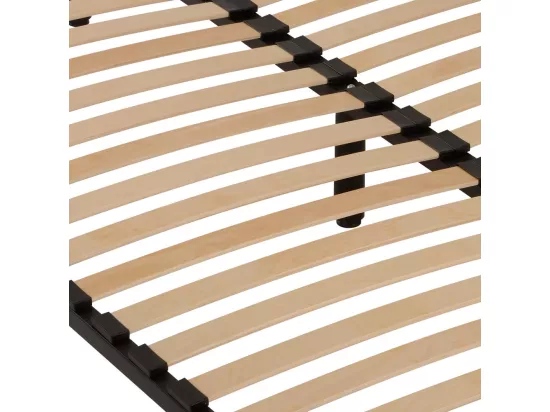 Sommier à lattes démontable + pieds 160x200 - 36 lattes bois - Fabrication française