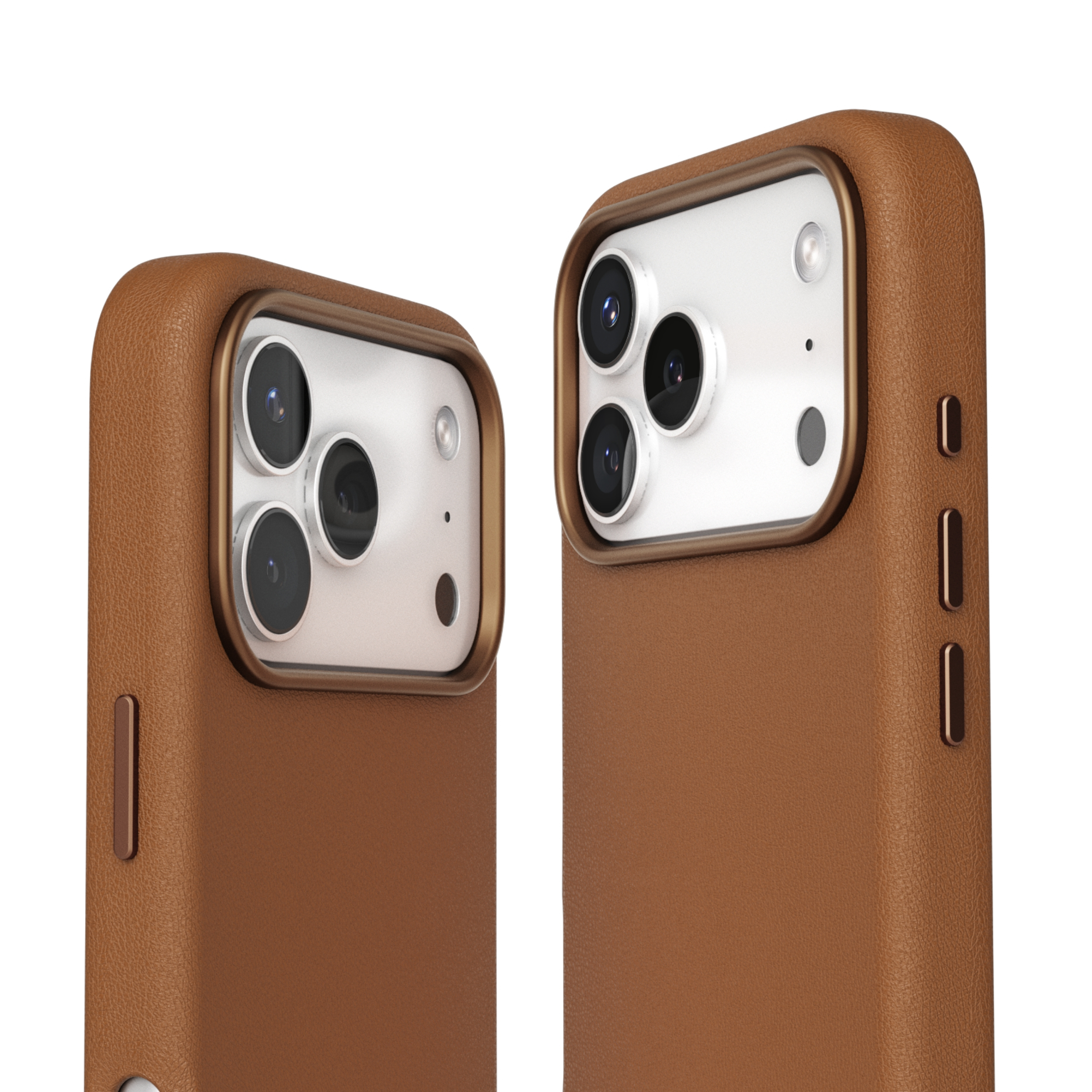 iPhone 17 Pro MagSafe Schutzhülle Like Leather Case aus Recycelten Materialien (ELC00022) - Braun
