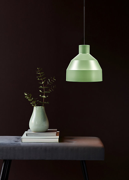 Suspension William E27 40W IP20 32 x 32 cm vert d'eau