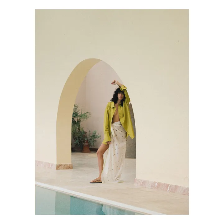 Soleil Soleil Paréo Square Fellow Coton Bio | Ecru