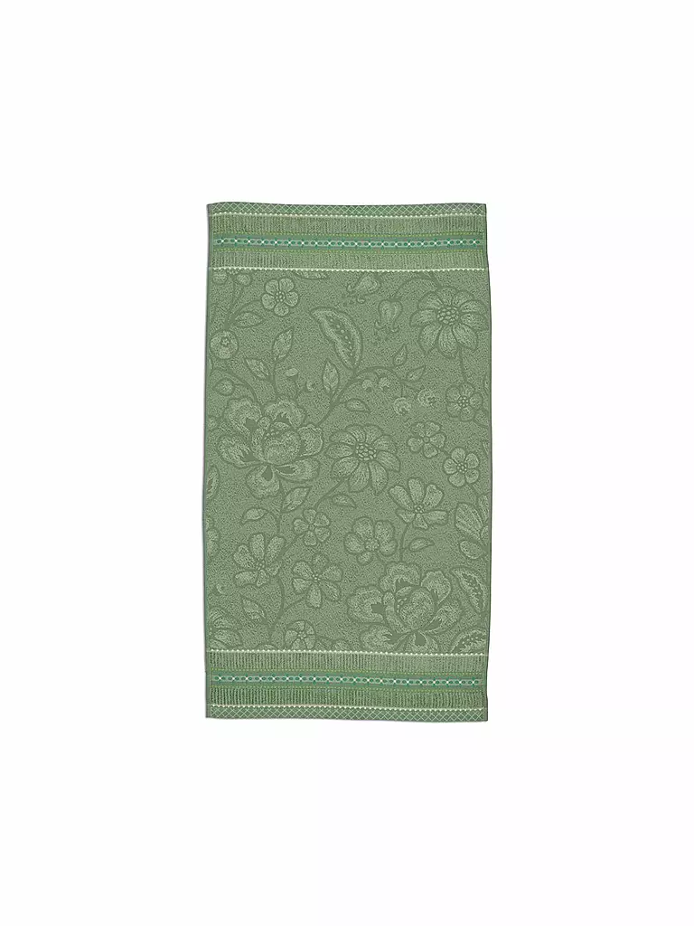 PIP STUDIO Handtuch  JASMIN JACQUARD 55x100cm Green grün