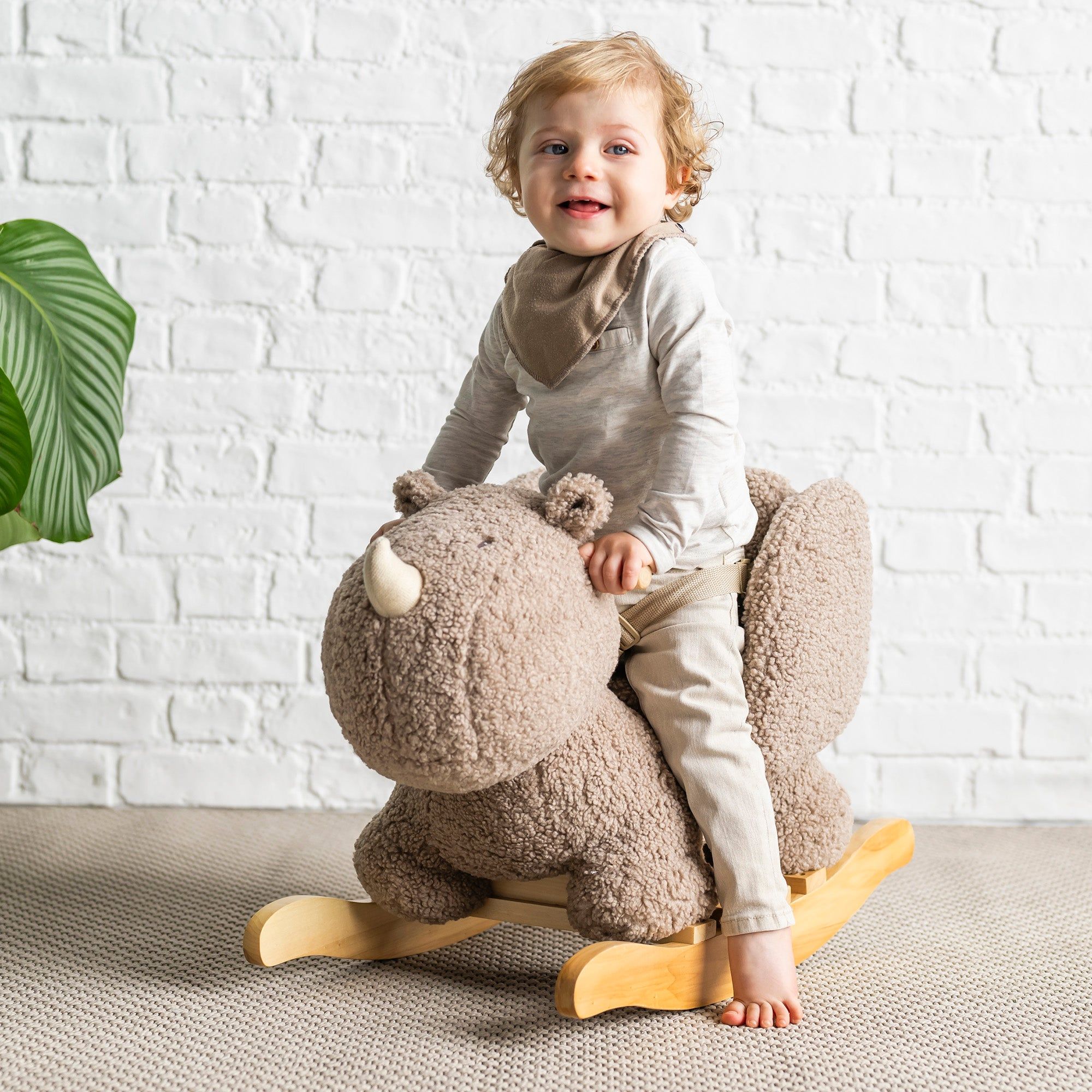 Nattou Schaukeltier Teddy Nashorn