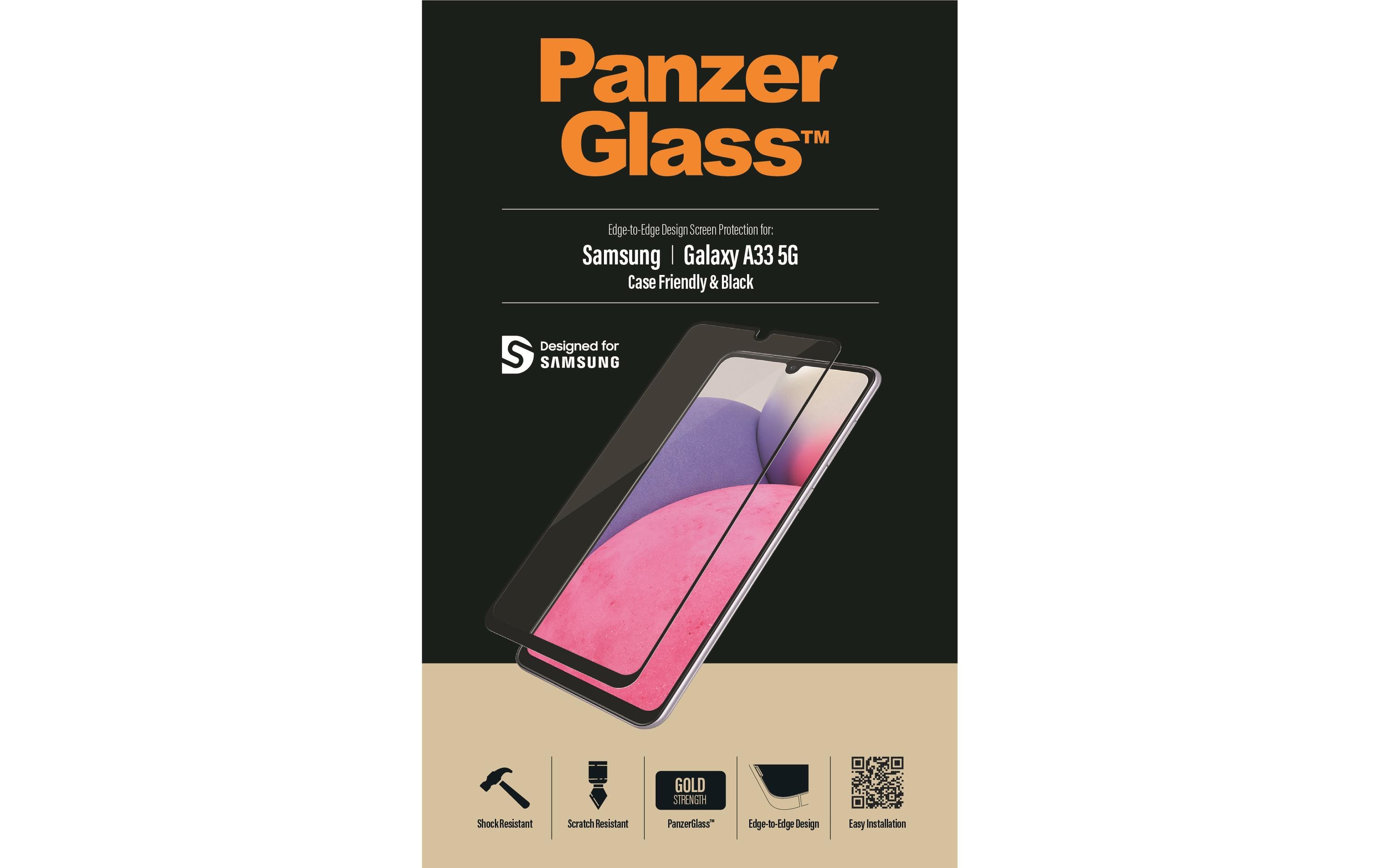Displayschutz Case Friendly AB Galaxy A33 5GDisplay-Schutzfolie für das Samsung Galaxy A33 5G