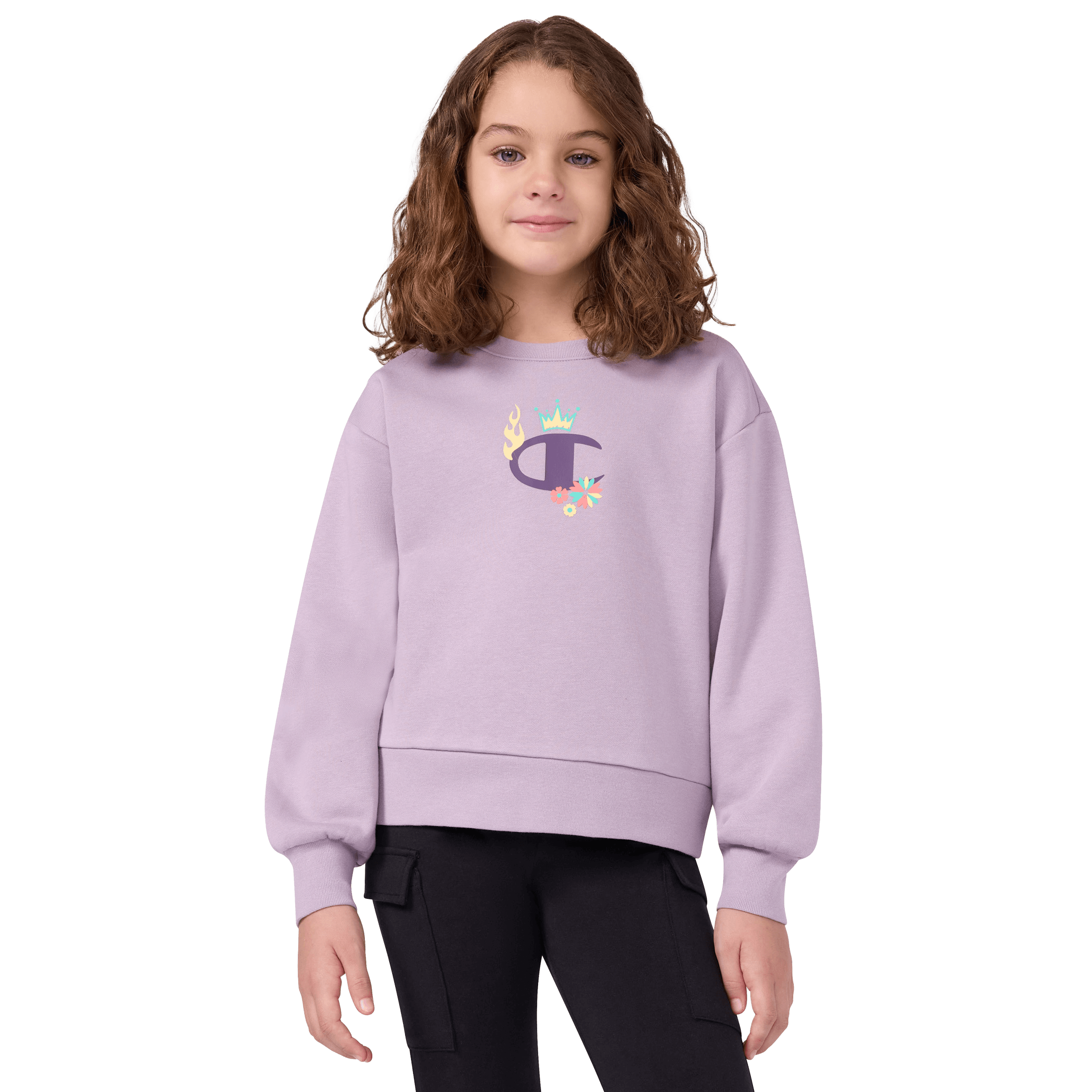 Champion Crewneck Sweatshirt JR - Fritid og bomull