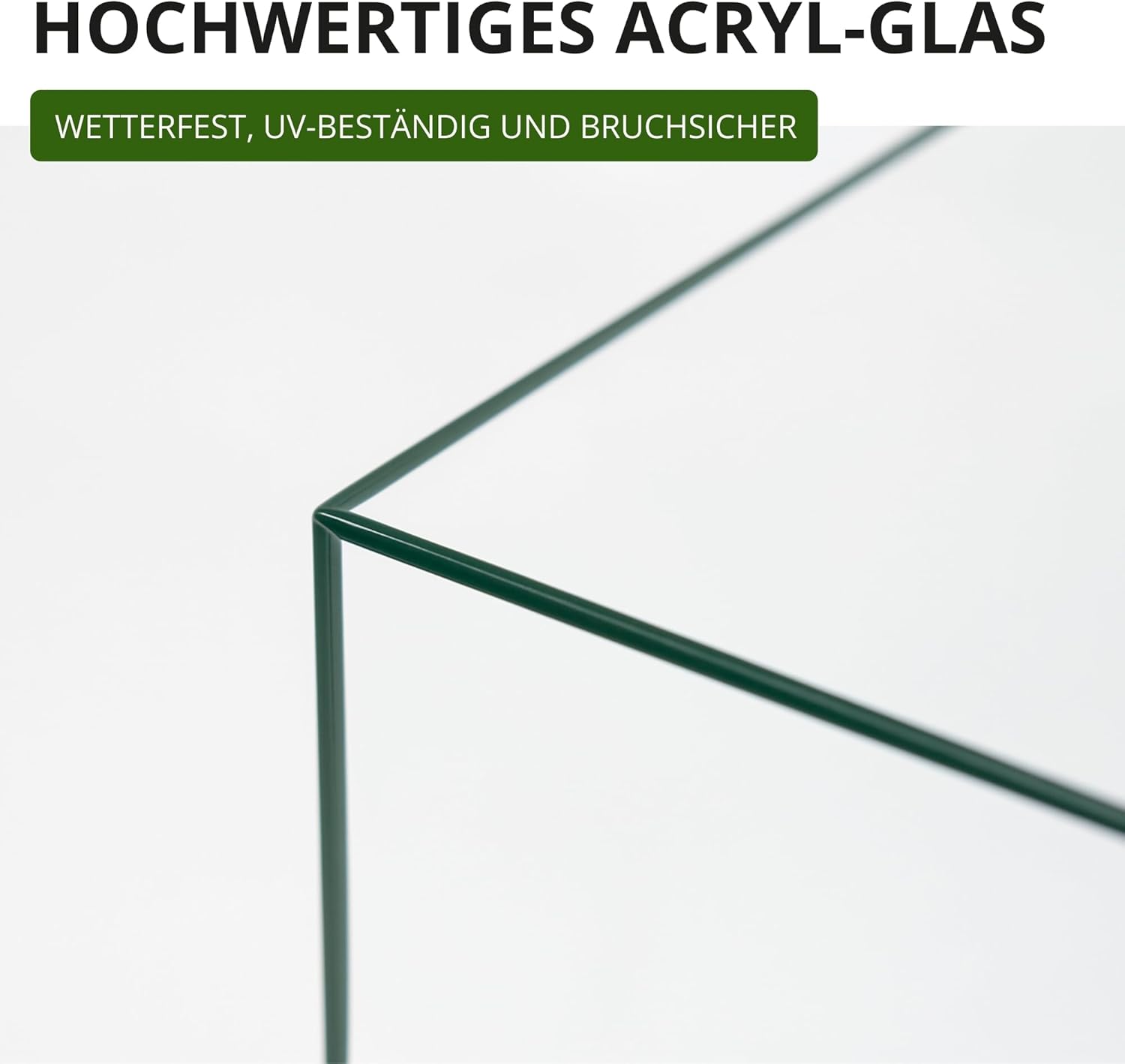 StarK Dekosäule aus klarem Arcylglass, Blumenständer (XL = 35x35x100cm Hoch) Blumensäule,Pflanzenständer [belastbar bis 30kg]