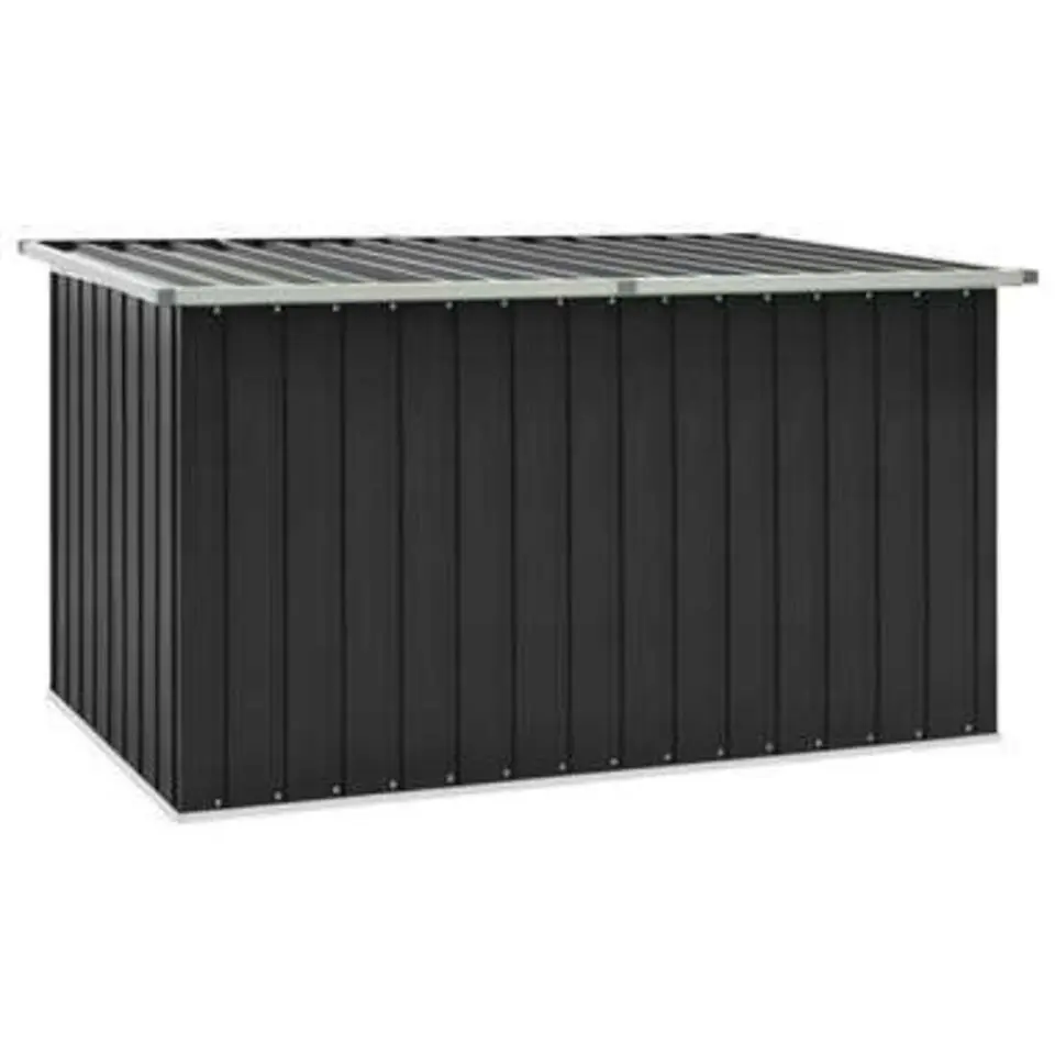vidaXL - Opslagkist - Antraciet - Staal - 171 x 99 x 93 cm