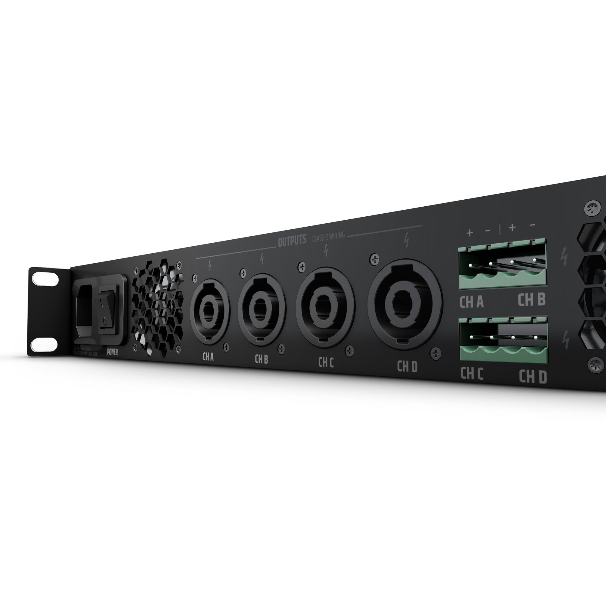 LD Systems CURV 500 IAMP 4-kanaals klasse D installatie versterker