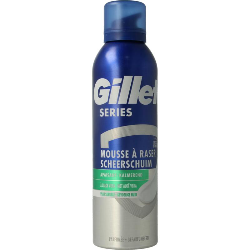 Gillette Series scheerschuim sensitive (250 ml)