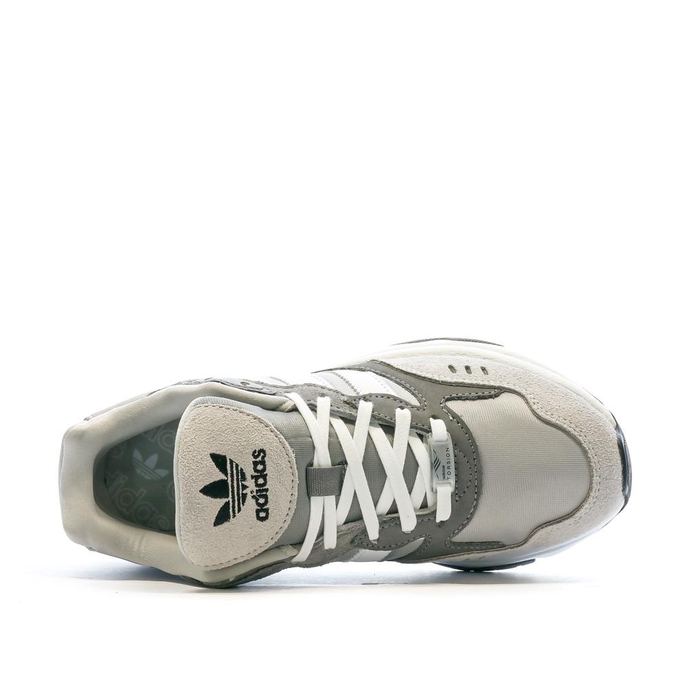 Adidas Baskets Blanche/Grise Fille Adidas Retropy F90