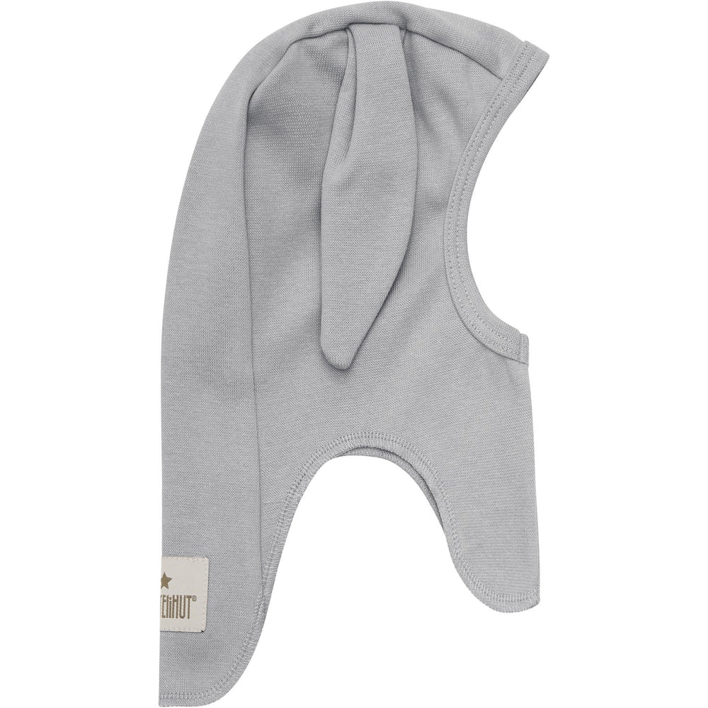 Køb Huttelihut Light Grey Melange Elefanthue Ører Bomuld Rib