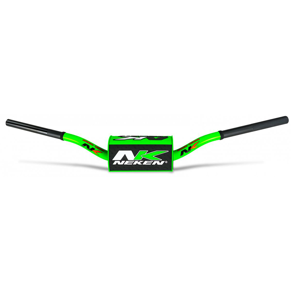 Neken - Guidon K-Bar - diamètre variable design conique Vert / Noir