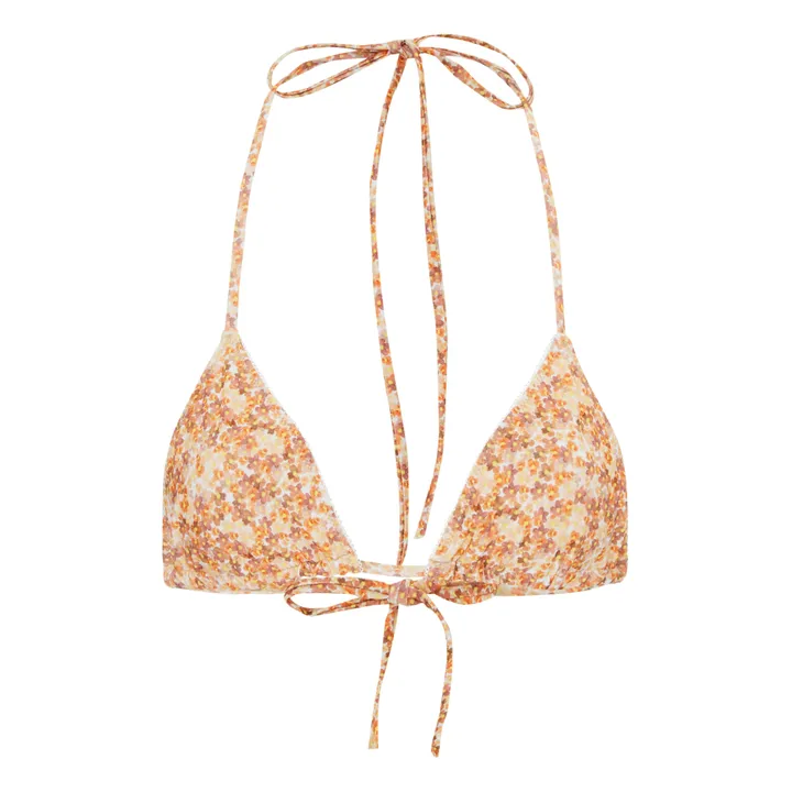 Nénés Haut de Maillot Nyala Imprimé Fleurs | Orange