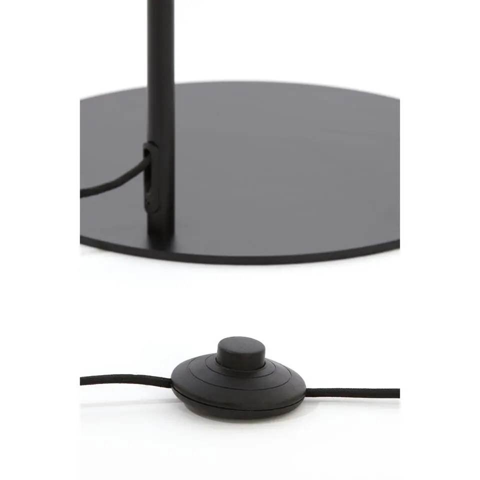 Vloerlamp Solna - Zwart - 45x29.5x160cm