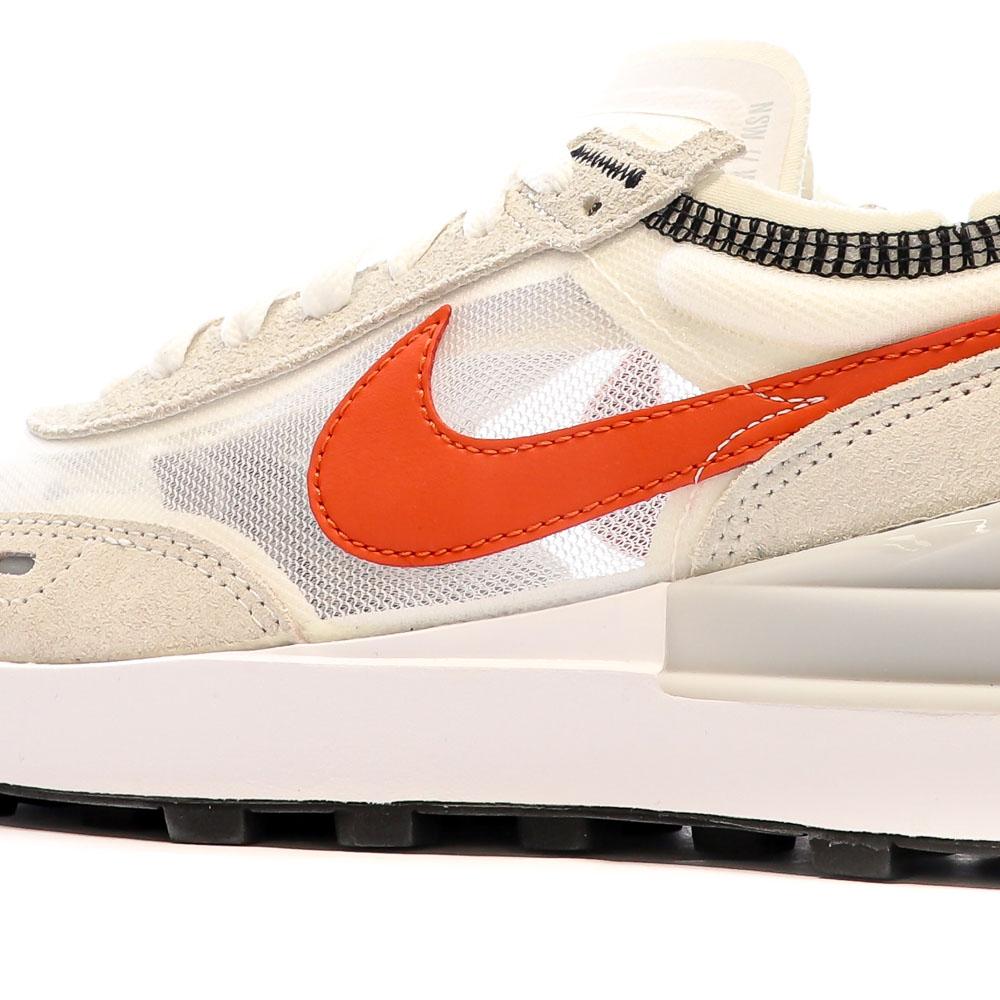 Nike Baskets Beige/Orange Homme Nike Waffle One