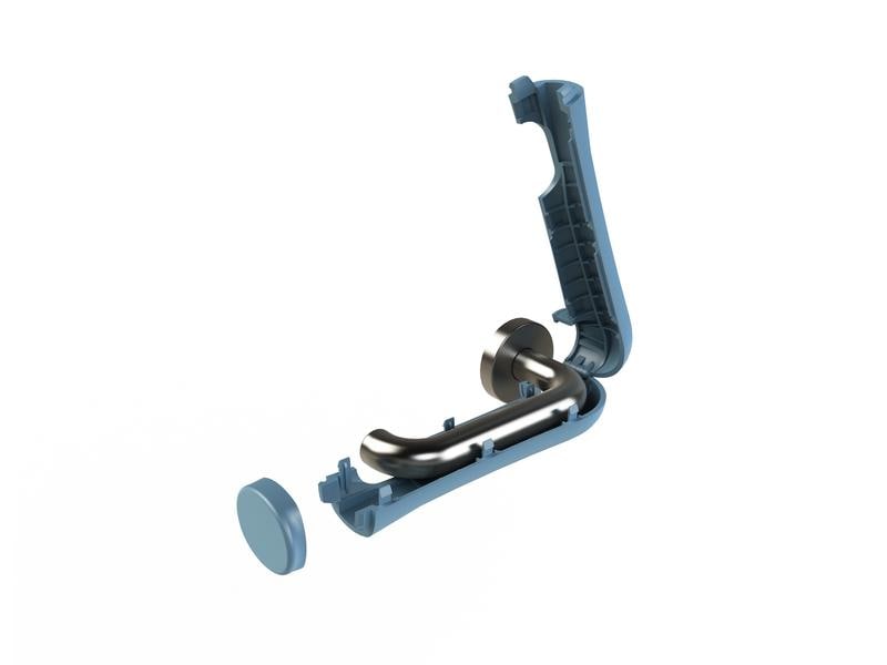 Hygienics.ch GmbH Türgriffüberzug Purehold für gebogene/U-F HyShell hygienische Türöffnung, 1 Stück