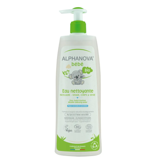 Eau nettoyante Bébé Bio Alphanova