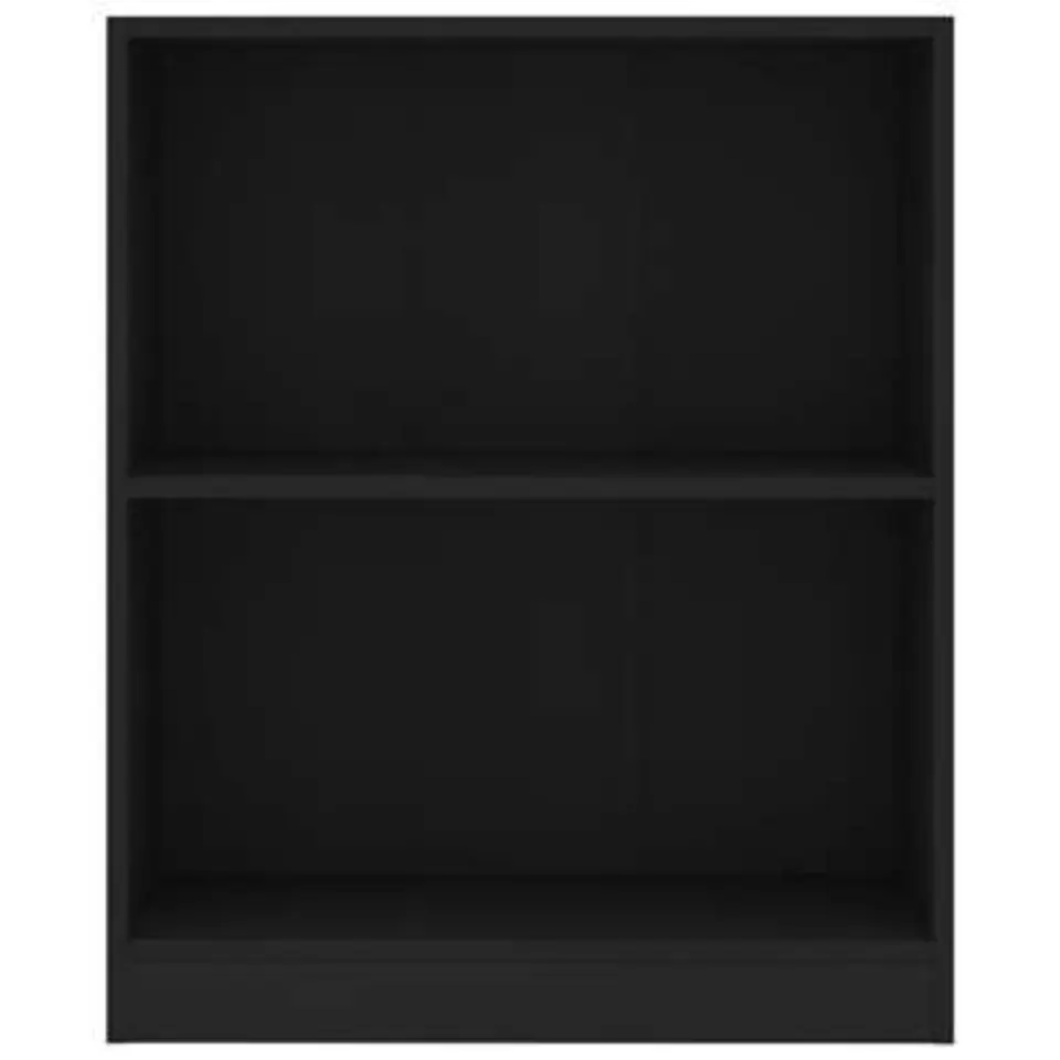 vidaXL - Boekenkast - Zwart - Bewerkt hout