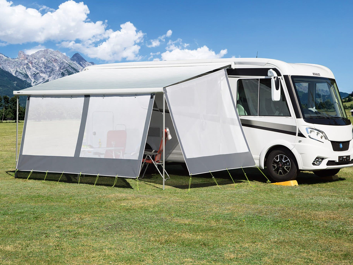 DWT Happy Sun zijwand XS witte luifelzijwand