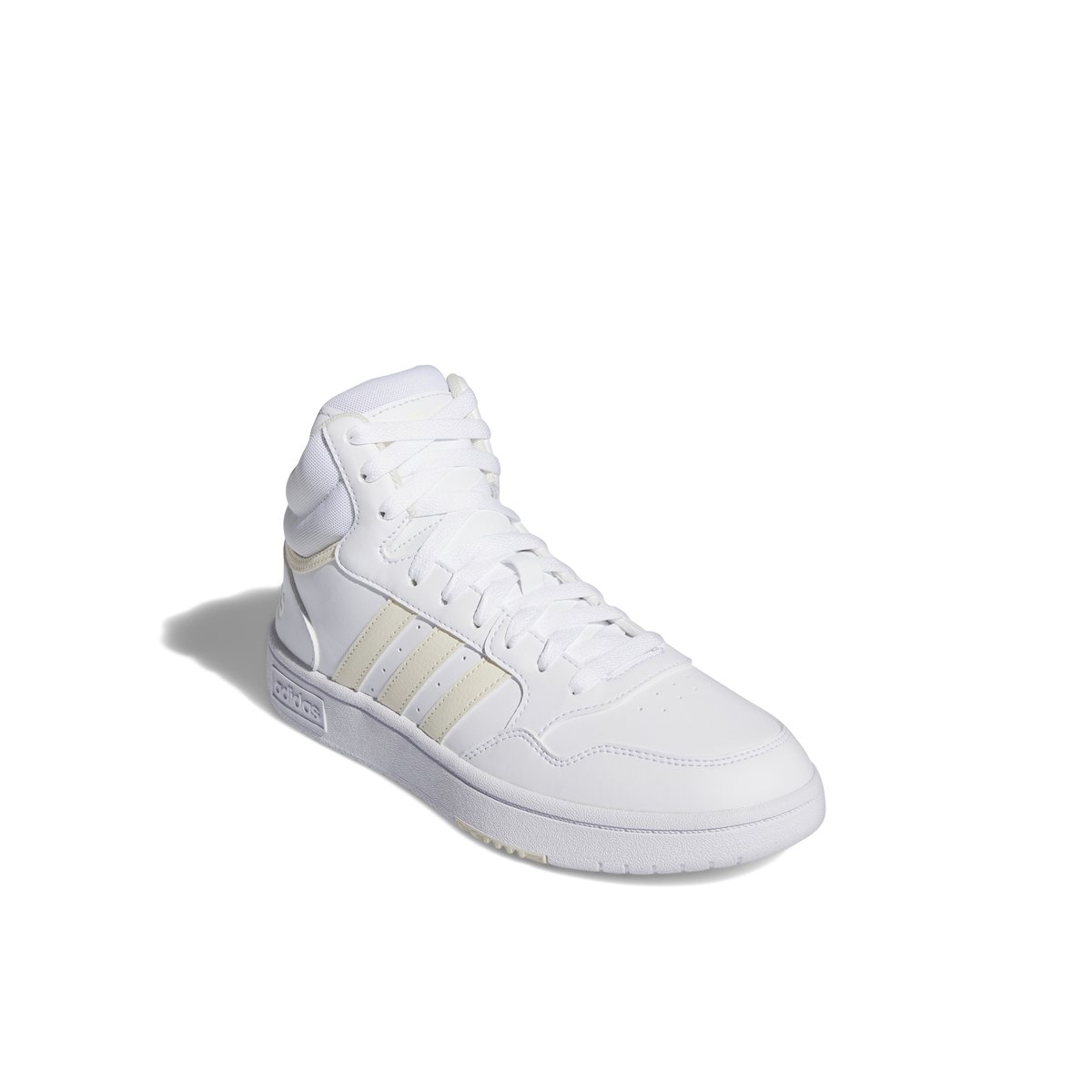 ADIDAS-Hoopsmid-tg.-Baskets de basketball - Talon plat - Blanc