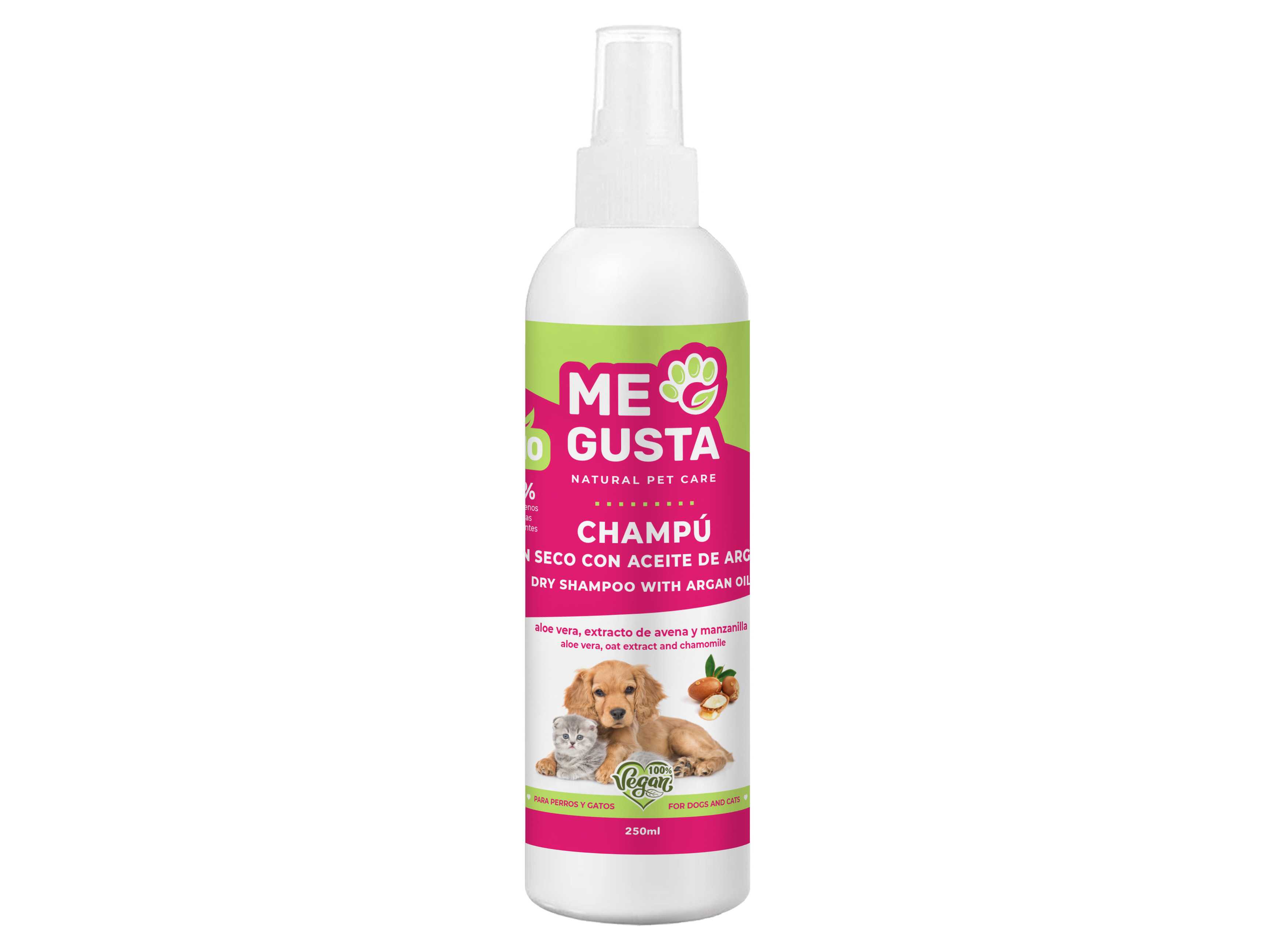 CHAMPÔ SECO ME GUSTA CÃO/GATO 250ML