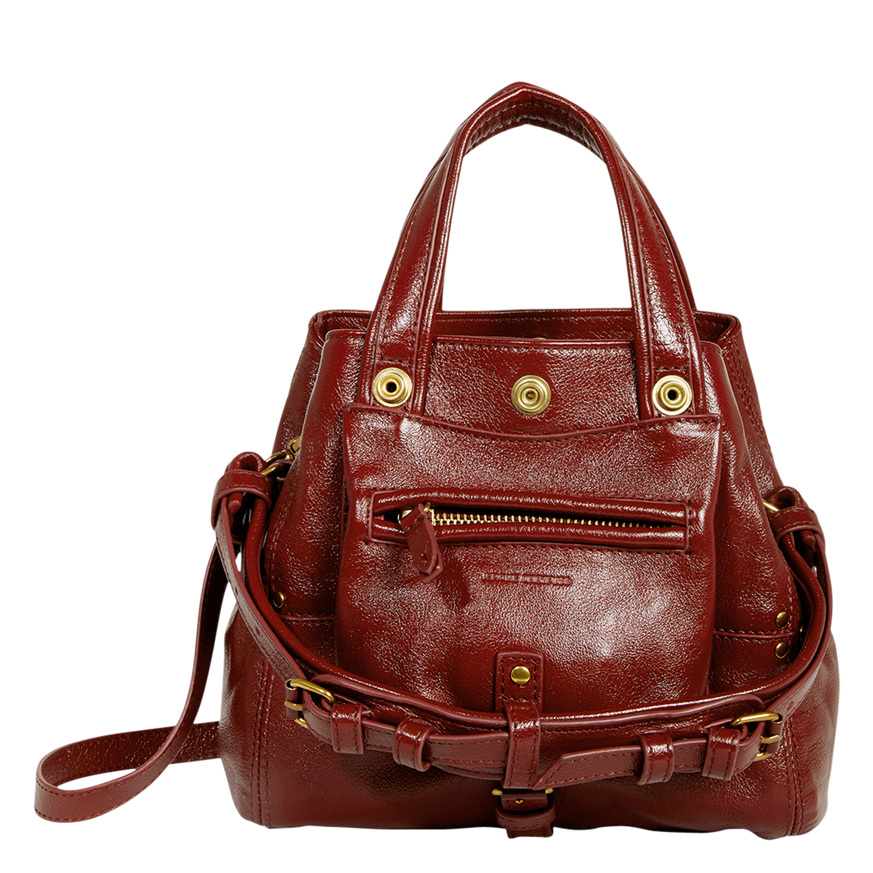 BILLY NANO - Sac bandoulière en cuir | Marron