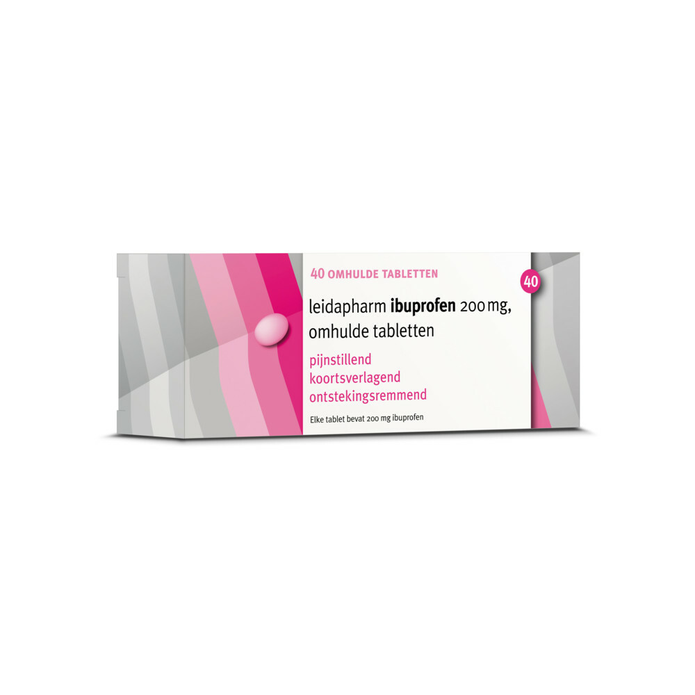 Leidapharm Ibuprofen 200 mg 40 tabletten