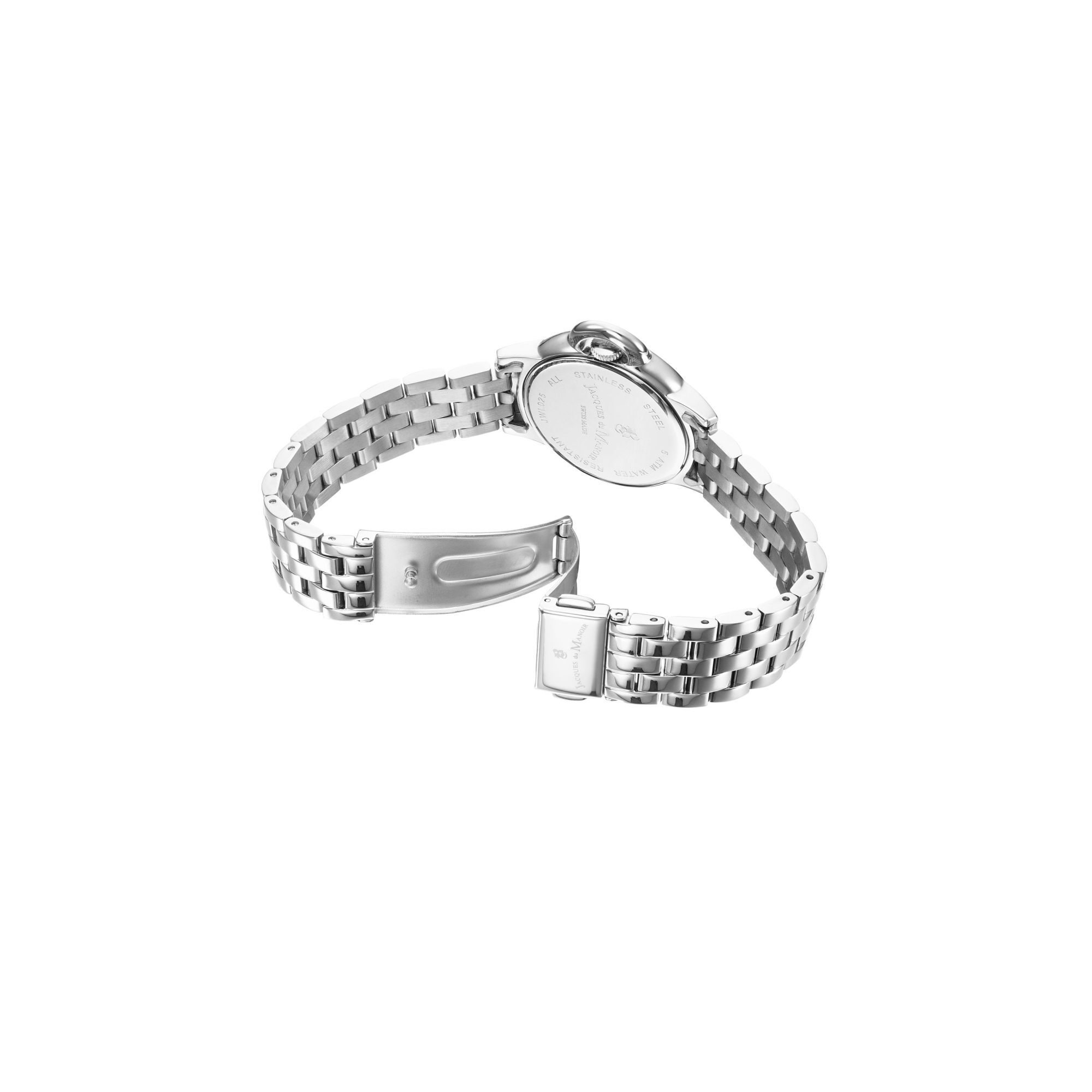 Jacques du Manoir Damen Armbanduhr Grace Edelstahl Quartz Perlmutt JWL 02505